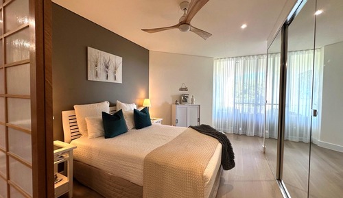 Apartamento ejecutivo, 2 habitaciones, no fumadores, terraza