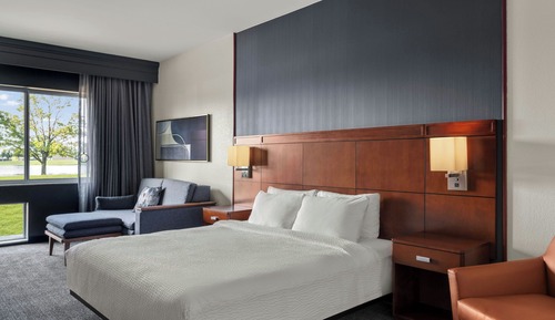 Habitación, 1 cama de matrimonio grande con sofá cama