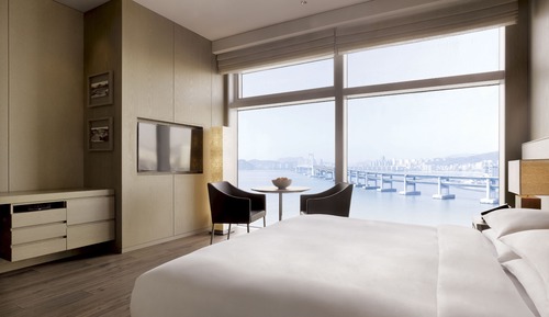 Habitación, 1 cama de matrimonio grande, vistas al mar