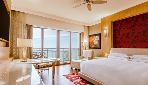 Habitación clásica, 1 cama de matrimonio grande, vistas al mar (Grand)