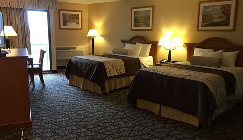 Habitación estándar, 2 camas de matrimonio, no fumadores, bañera de hidromasaje (Oversized Room)