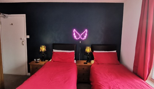 Habitación con 1 cama doble o 2 individuales