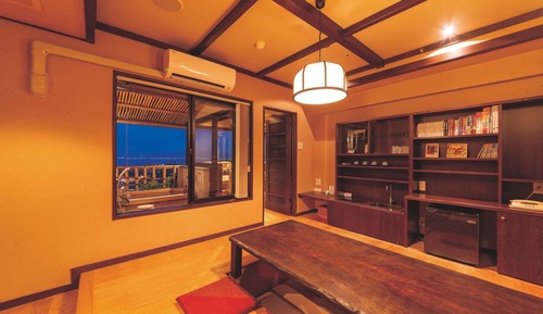 Habitación ejecutiva, no fumadores, vistas al lago (Satoyama, w/Open Air Bath+Twin)