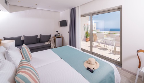 Habitación doble superior, vistas al mar