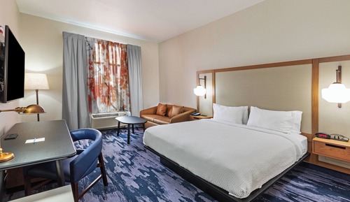 Habitación, 1 cama de matrimonio grande con sofá cama