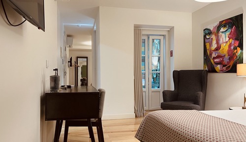 Family Room with Interior View