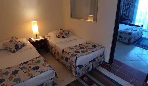 Habitación familiar, vistas al mar