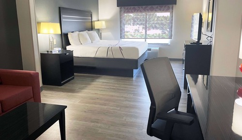 Habitación, 1 cama de matrimonio grande, no fumadores, bañera de hidromasaje