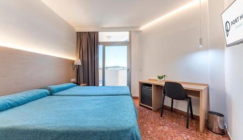 Habitación doble, balcón