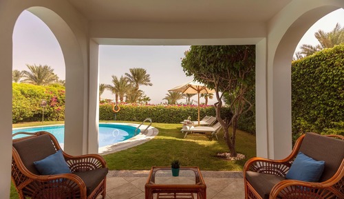 Habitación superior, varias camas, vistas al mar (Cairo Villa)