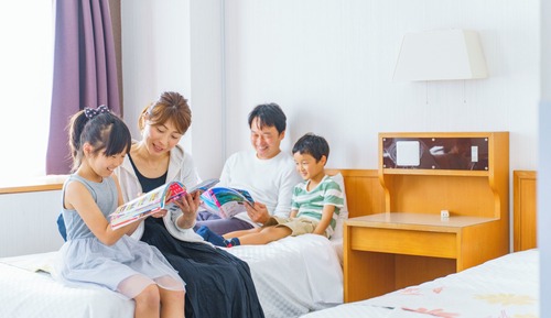 Habitación familiar, no fumadores (4 Single Beds)