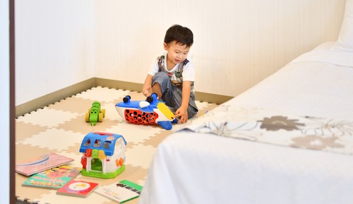 Habitación familiar, no fumadores (4 Single beds and 1 Extra Bed)