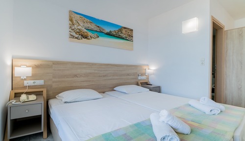 Habitación estándar con 1 cama doble o 2 individuales