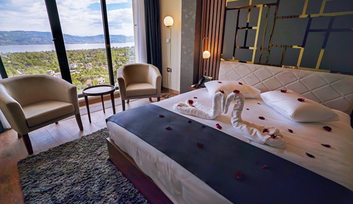 Habitación estándar, 1 cama de matrimonio, vistas al lago