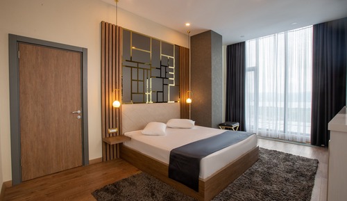 Suite presidencial, terraza, vistas al lago (Cabir)