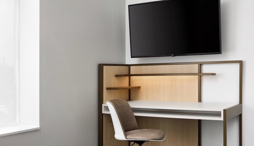 Estudio, 1 cama de matrimonio grande con sofá cama (Hearing Accessible)