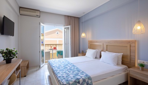 Habitación con 1 cama doble o 2 individuales