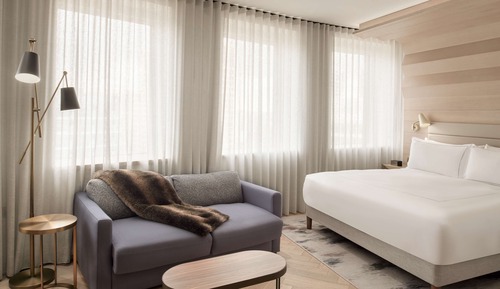 Suite junior, 1 cama de matrimonio grande con sofá cama