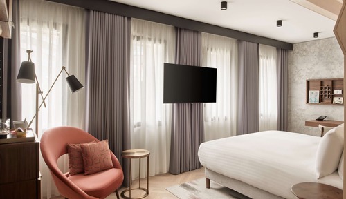 Suite junior, 1 cama de matrimonio grande, accesible para personas con discapacidad