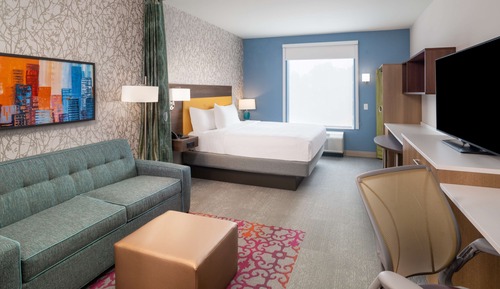 Estudio, 1 cama de matrimonio grande, accesible para personas con discapacidad (Hearing)