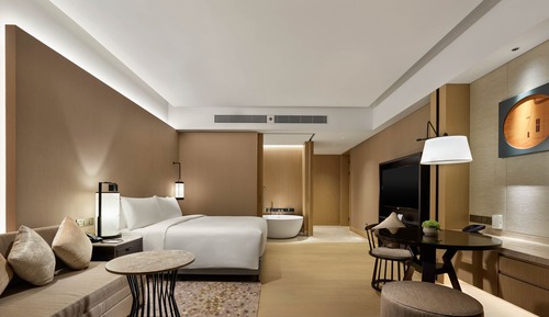 Habitación Deluxe, 1 cama de matrimonio grande, vistas al jardín