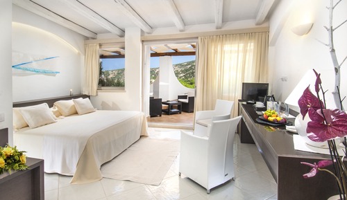 Suite junior, terraza, vistas al mar