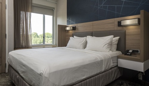 Suite, 1 cama de matrimonio grande, no fumadores (Mobility/Hearing Access, Roll-in Shwr)