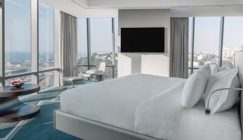 Suite presidencial, 1 cama individual, vistas a la bahía