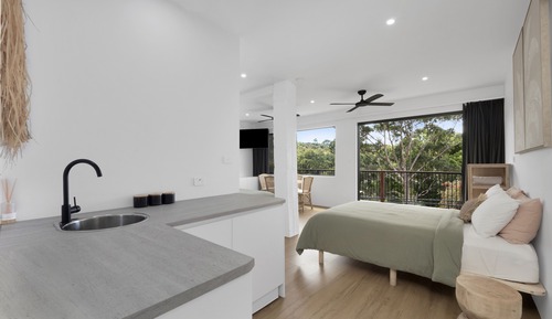 Habitación familiar, vistas al mar (Sleeps 4)