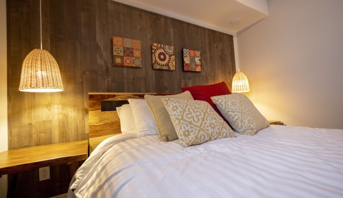 Suite avec chambre fermee