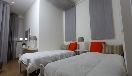 Habitación con 1 cama doble o 2 individuales