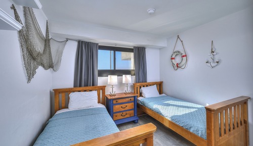 Apartamento Deluxe, 2 habitaciones, balcón, vistas al mar (Renaissance Tower 514)