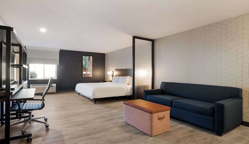 Habitación, 1 cama de matrimonio grande, no fumadores (Roll-in Shower)