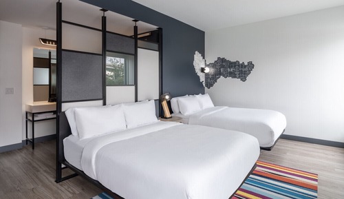 aloft, Habitación, 2 camas de matrimonio, no fumadores