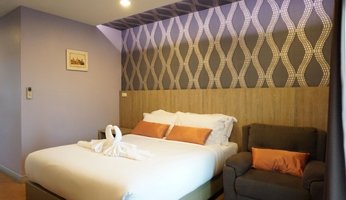 Estudio, 1 cama de matrimonio, no fumadores, cocina básica