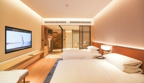 Habitación ejecutiva, 2 camas dobles, balcón
