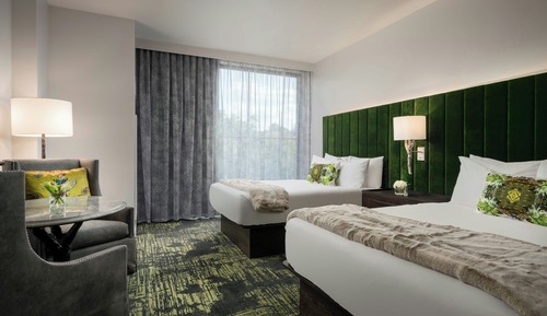 Habitación, 2 camas de matrimonio, no fumadores (View)