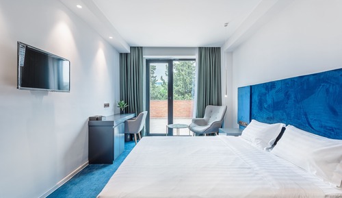 Habitación estándar, 1 cama de matrimonio grande, fumadores, balcón