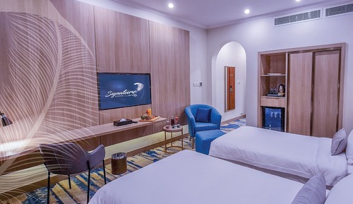 Habitación con 2 camas individuales
