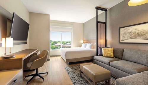 Habitación, 1 cama de matrimonio grande con sofá cama