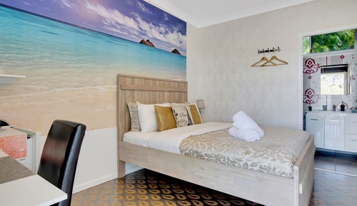 Habitación, 1 cama de matrimonio, baño privado