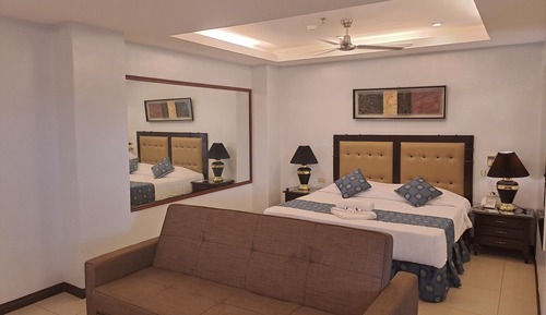 Habitación familiar, balcón