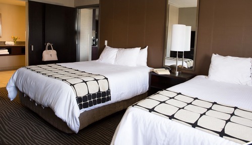 Habitación ejecutiva, 2 camas de matrimonio, no fumadores, frigorífico