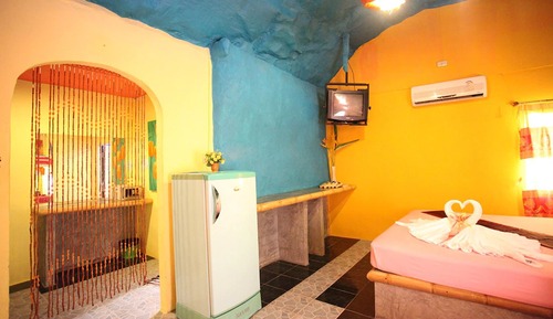 Habitación familiar, vistas al jardín