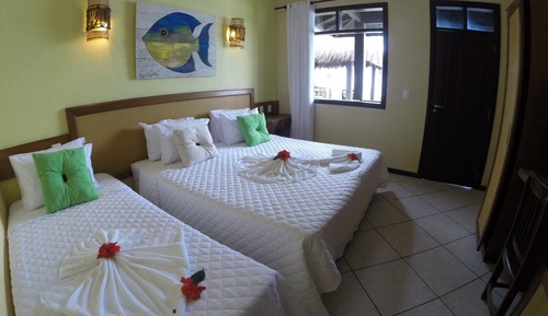 Habitación triple Deluxe, vistas al mar