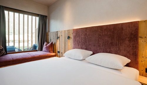 Habitación triple Deluxe, vistas a la montaña (Lavendel)