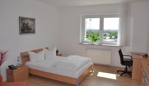 Habitación con 2 camas individuales, accesible para personas con discapacidad, no fumadores