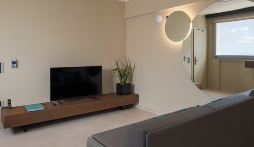 Habitación familiar, vistas al mar