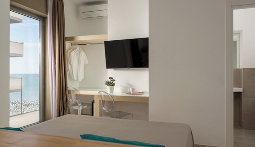 Habitación cuádruple familiar, vistas al mar