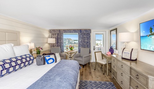Habitación Grand, 1 cama de matrimonio grande, balcón, vistas al puerto